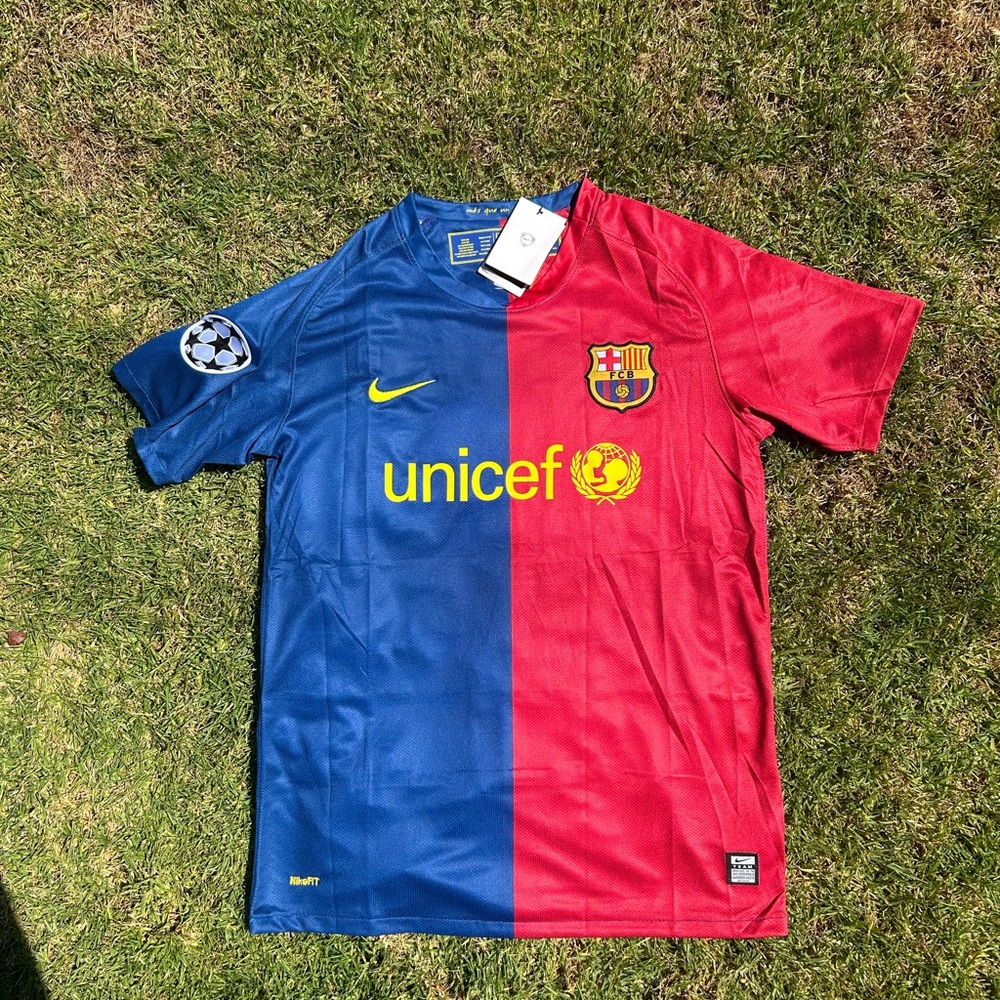 08/09 Barcelona Home Jersey (Large) (MESSI #10)